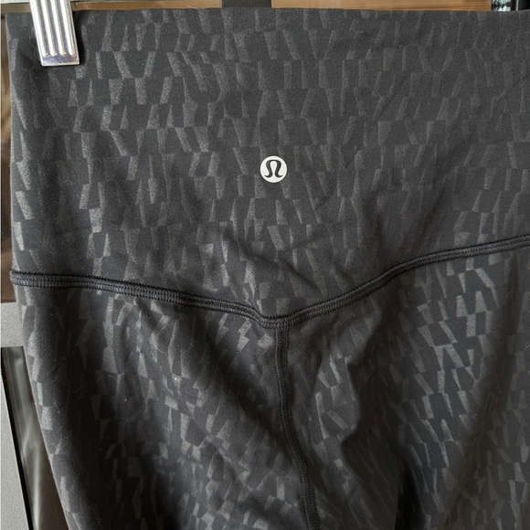 Lululemon Align Leggings High-Rise Pant 28" Segment Emboss shiny print - Picture 5 of 8